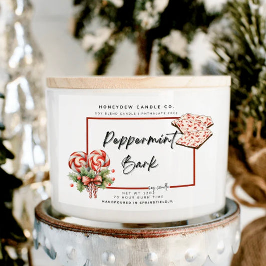 Peppermint Bark Candle